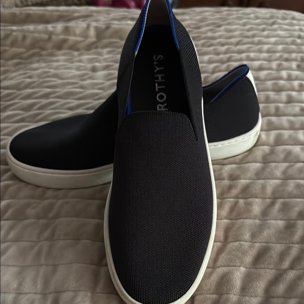 Rothy's Black Loafers Sleek Slip-On Comfort